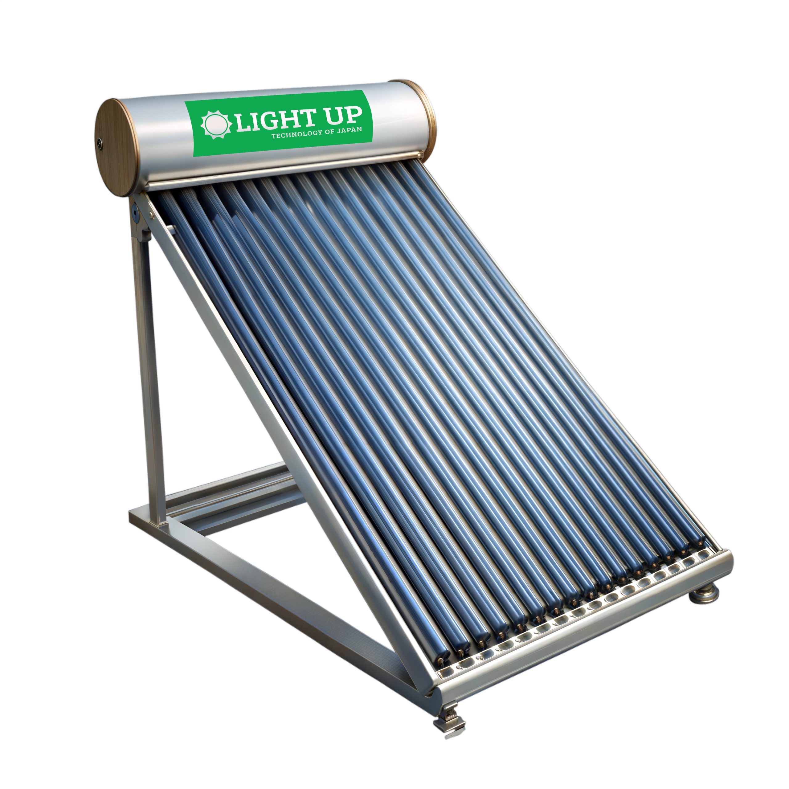 MÁY NƯỚC NÓNG NĂNG LƯỢNG MẶT TRỜI ỐNG THUỶ TINH CHÂN KHÔNG (VỎ INOX 430 - RUỘT INOX 304)